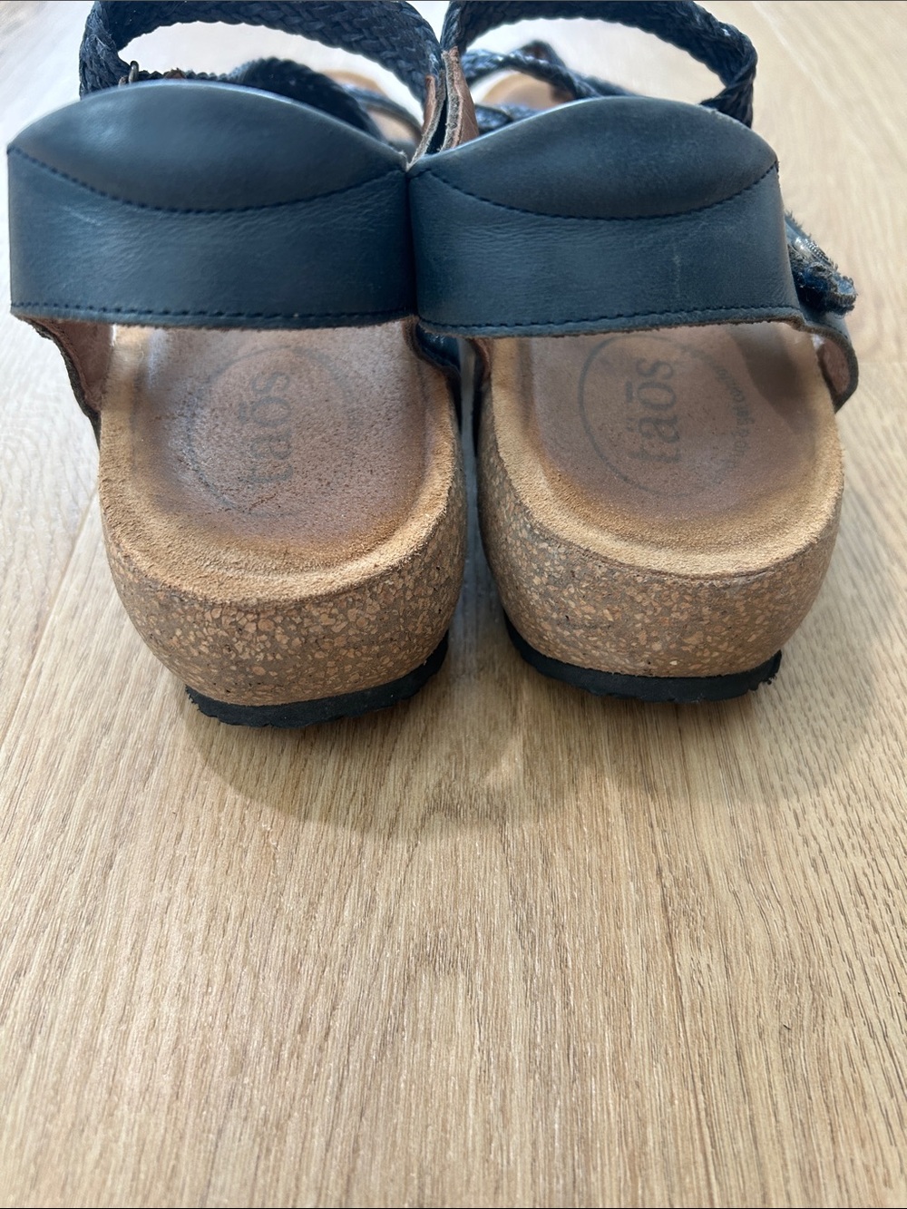 Taos Trulie Braided Navy Blue Sandals Size US 11 11.5 EU 42 - Picture 4 of 7